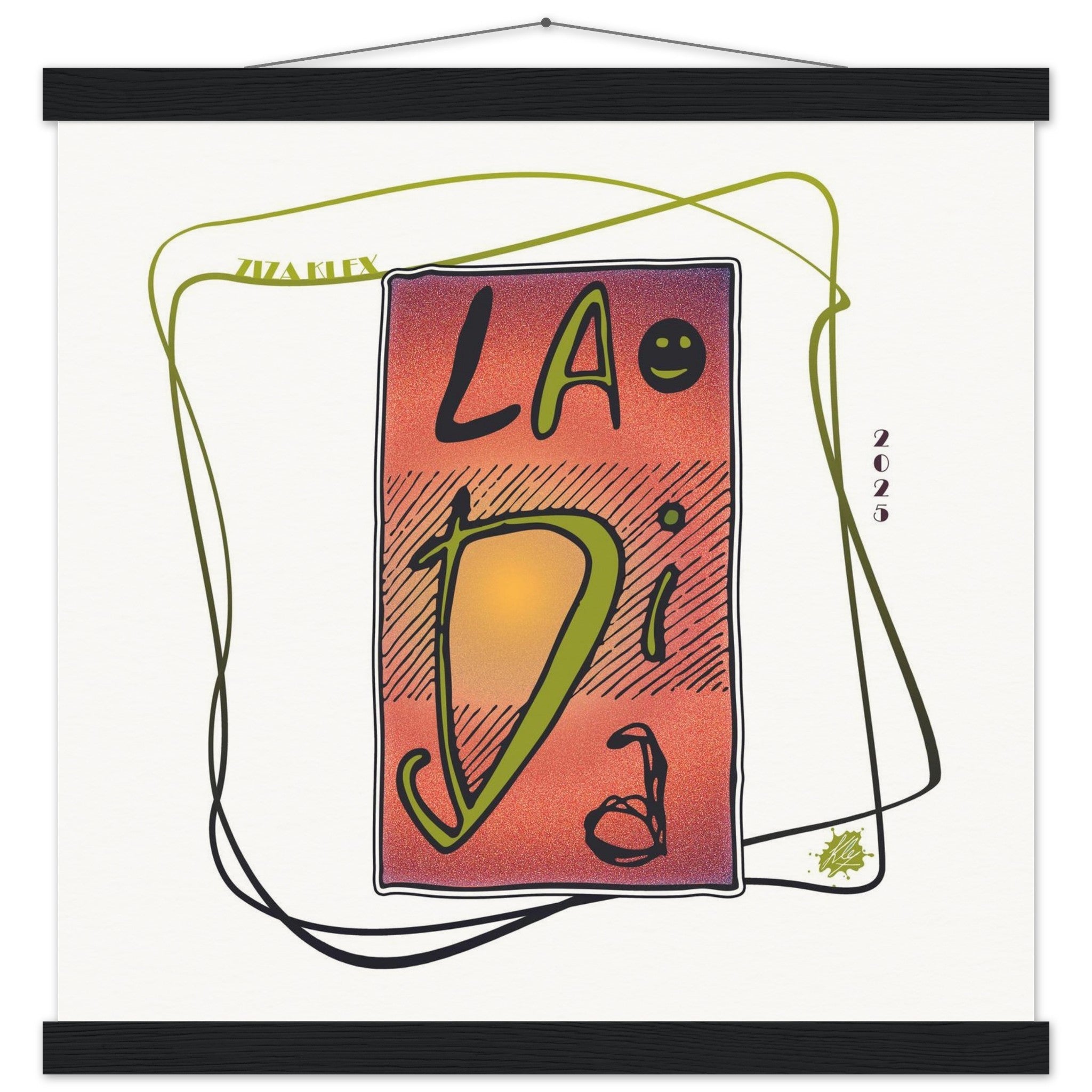 LA DI DA *fire red* - KLEX ART