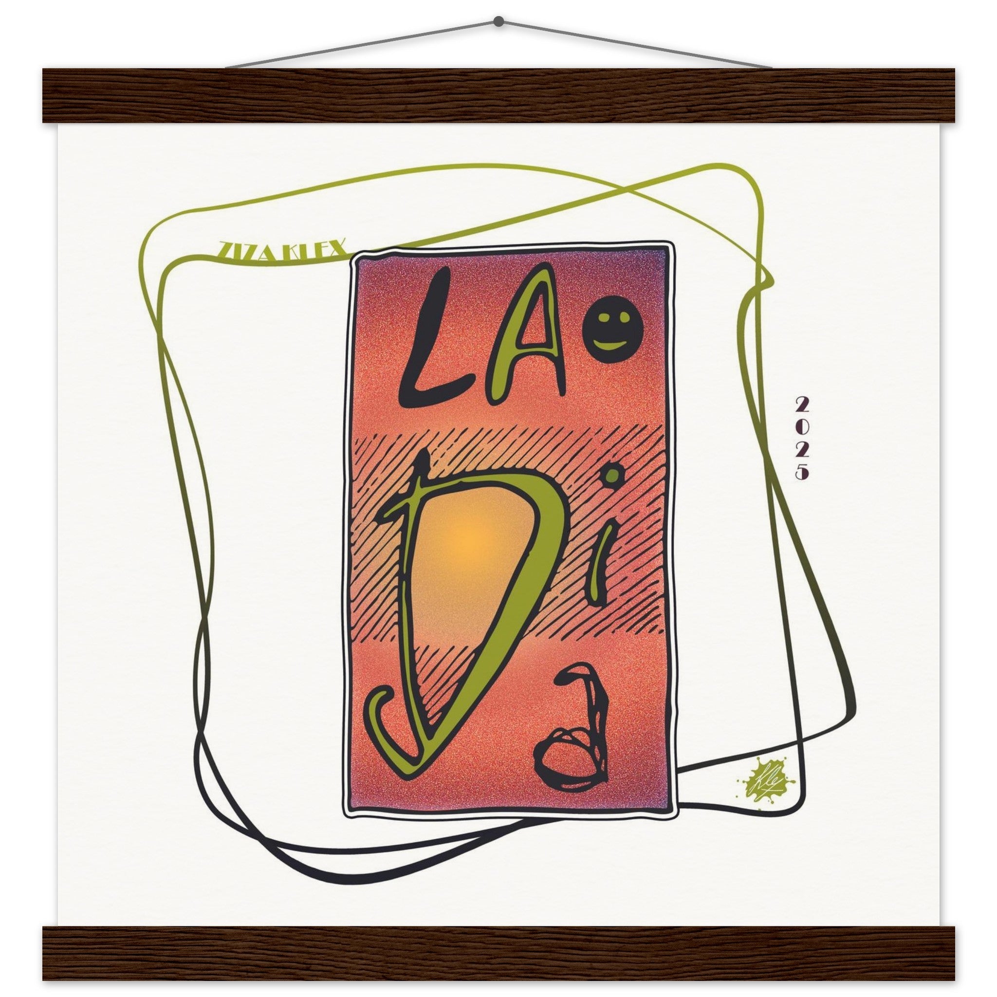 LA DI DA *fire red* - KLEX ART
