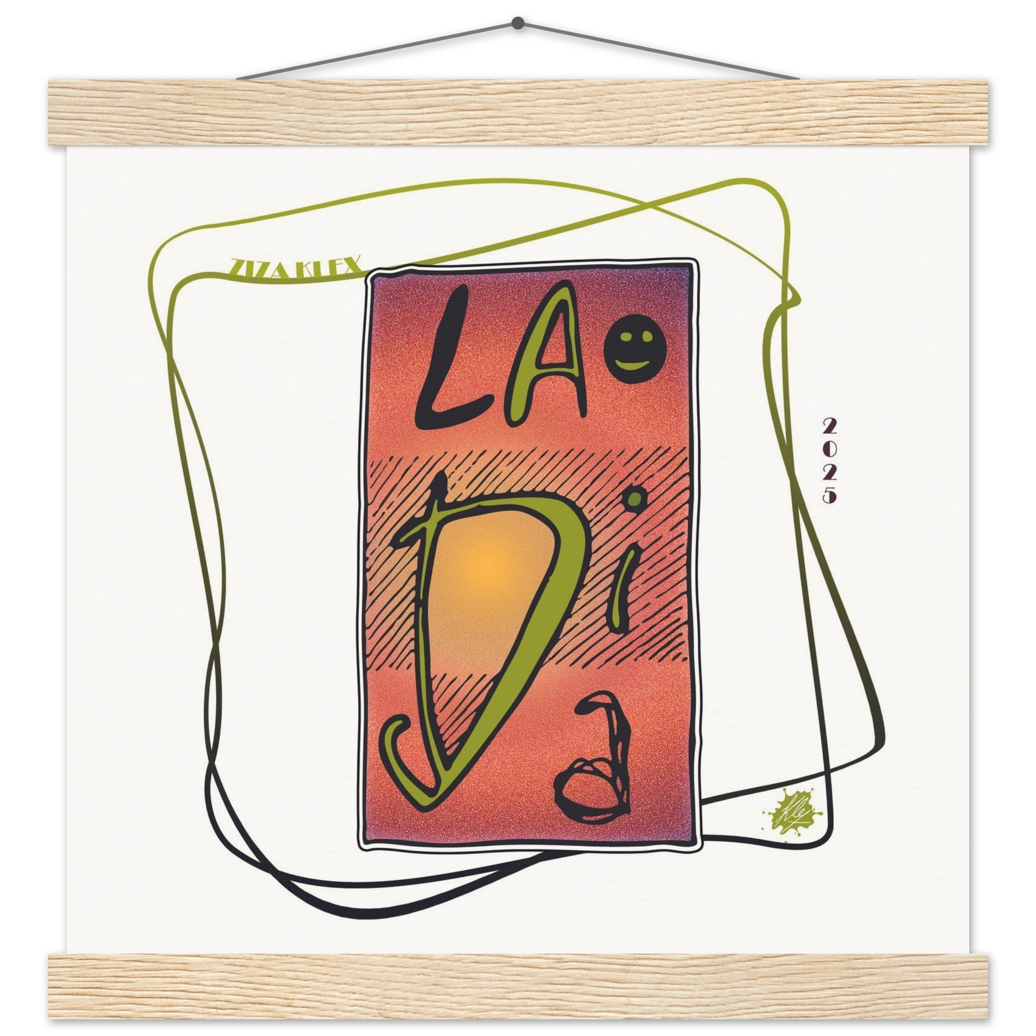 LA DI DA *fire red* - KLEX ART