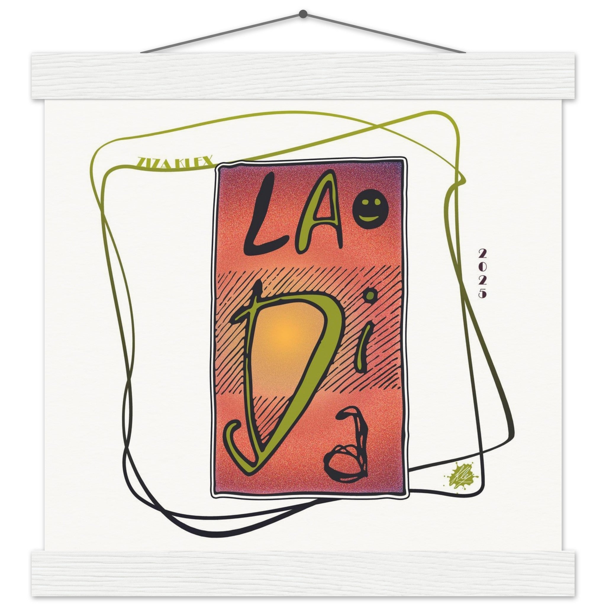 LA DI DA *fire red* - KLEX ART