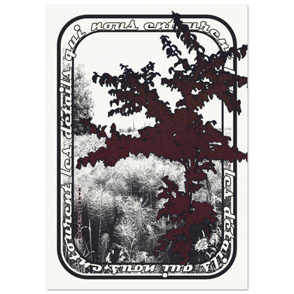 LES DETAILS *black & white & red* - KLEX ART