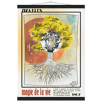MAGIE DE LA VIE - Quality Art Print,21x29.7 cm / 8x12",earth,green,multicolored,Premium Wooden Framed Poster With Museum-Qualit(…),White frame,KLEX ART