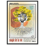 MAGIE DE LA VIE - Quality Art Print,21x29.7 cm / 8x12",earth,green,multicolored,Premium Wooden Framed Poster With Museum-Qualit(…),White frame,KLEX ART
