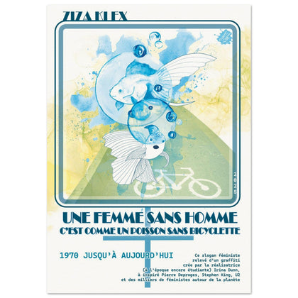 POISSONS SANS BICYCLETTE - KLEX ART