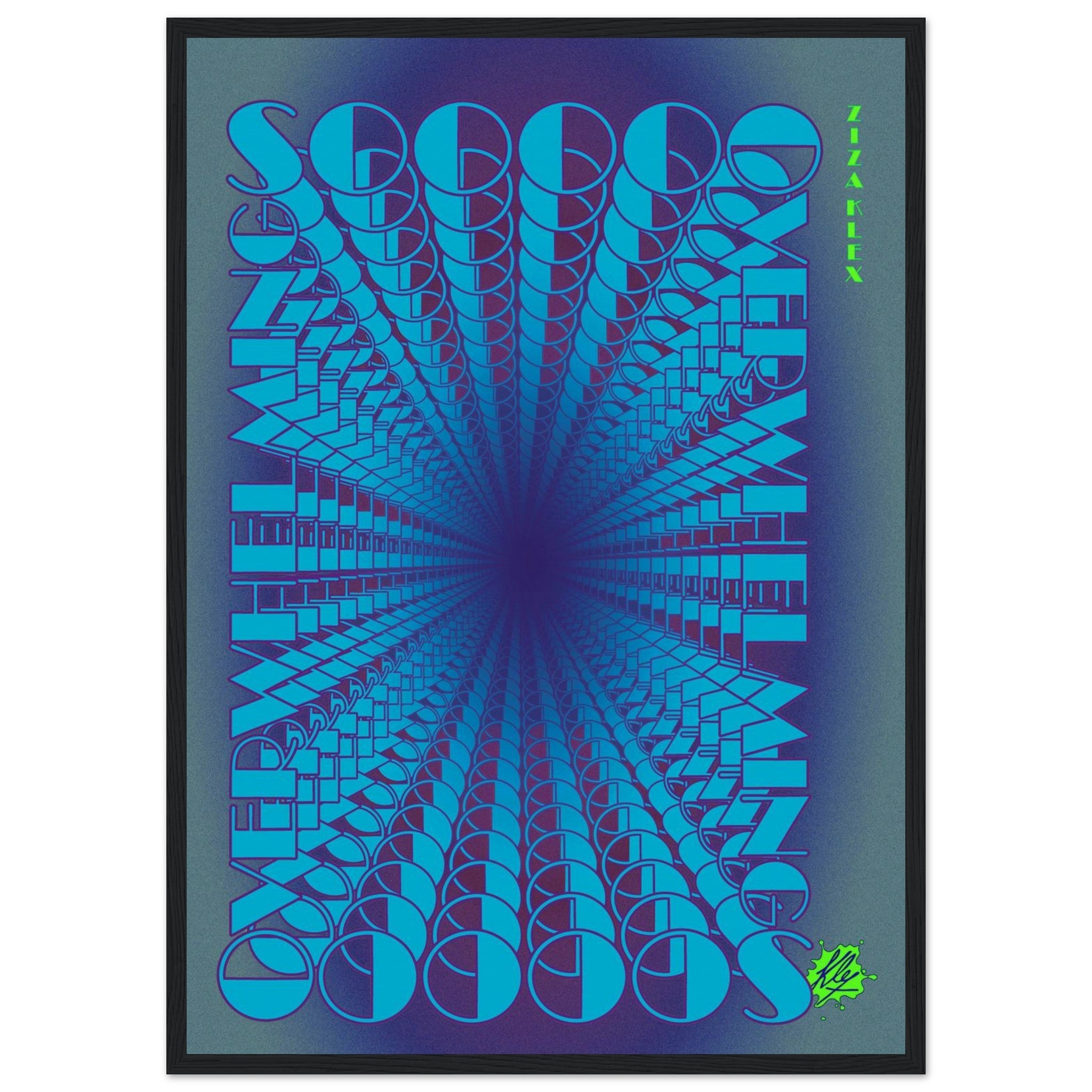 SO OVERWHELMING *deep blue* - KLEX ART