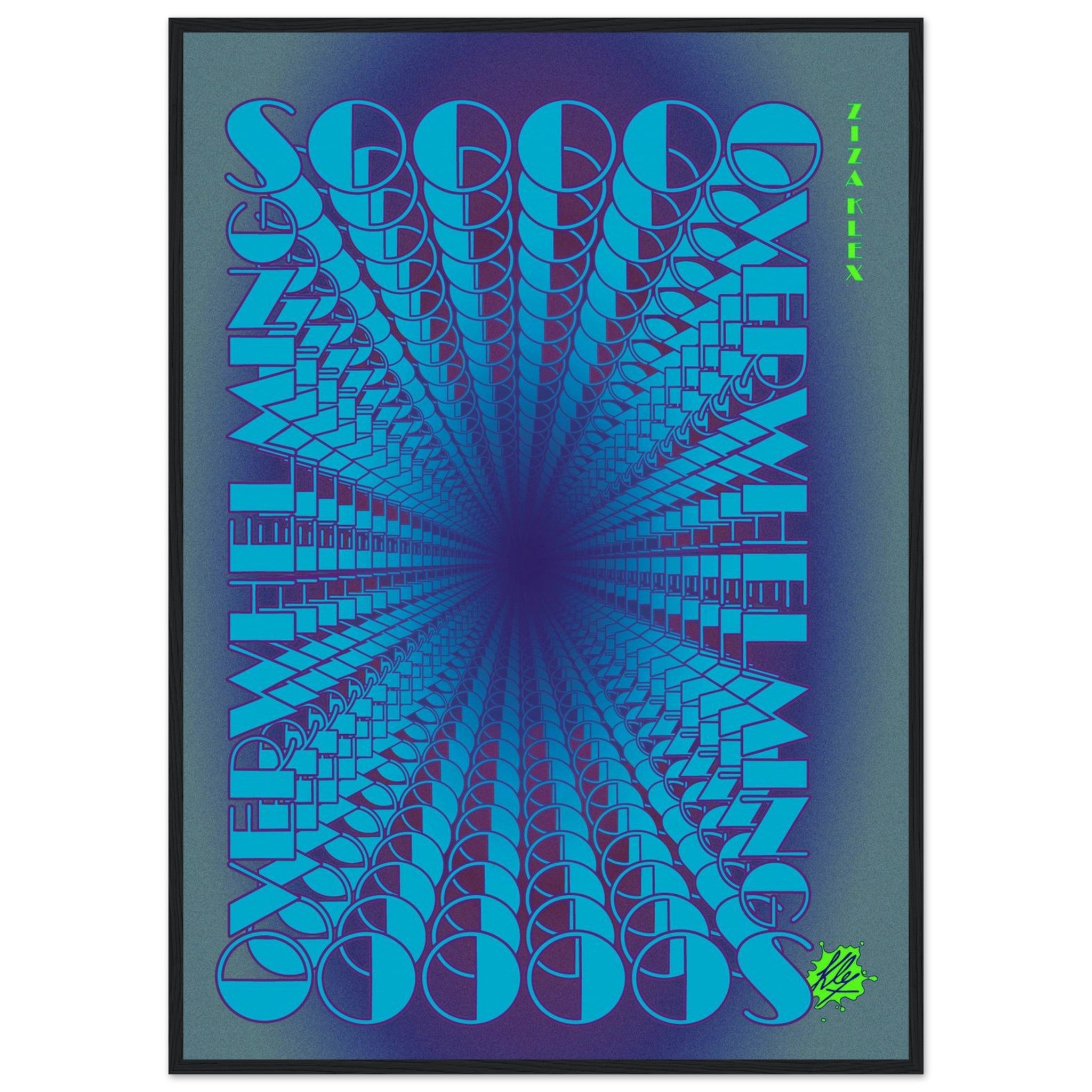 SO OVERWHELMING *deep blue* - KLEX ART