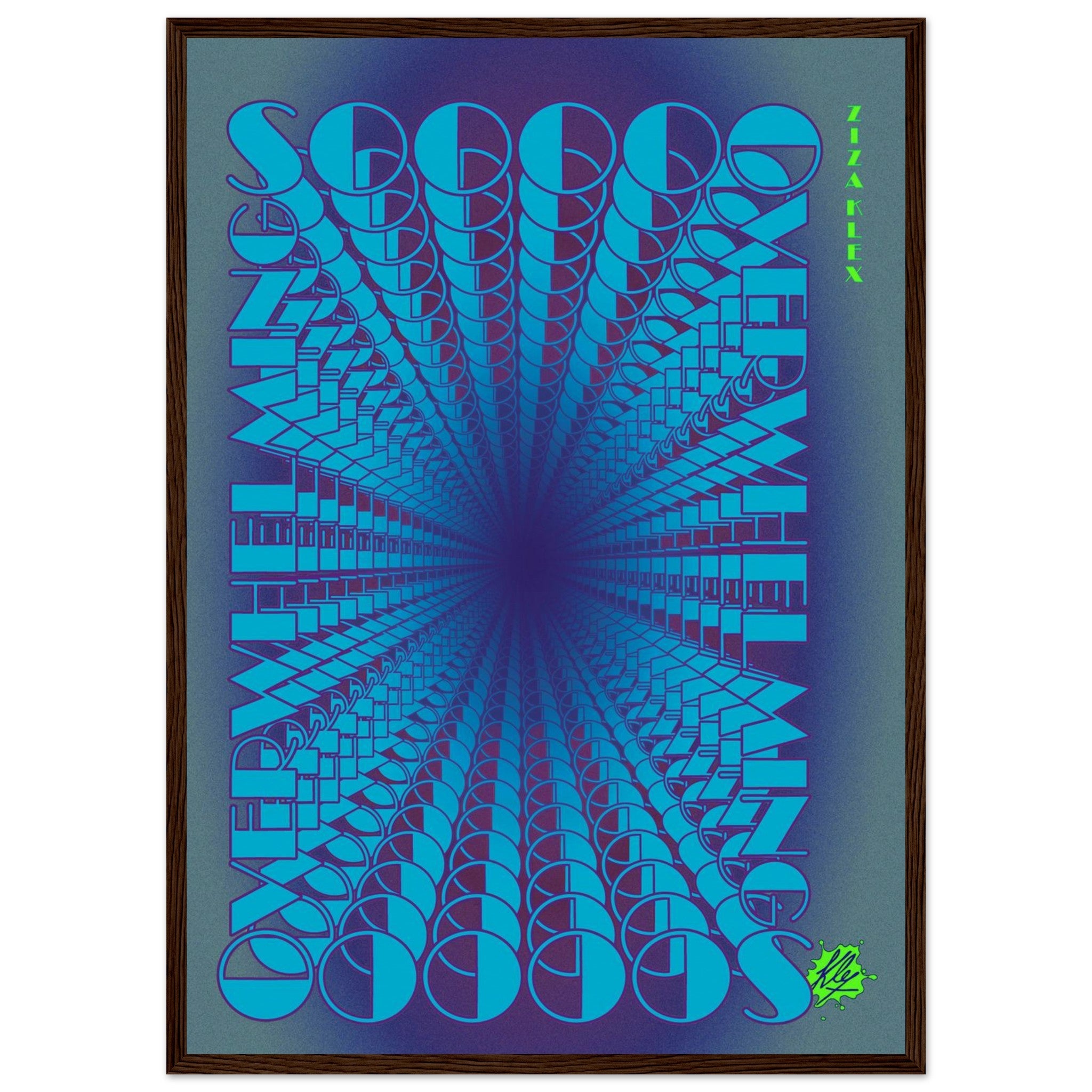 SO OVERWHELMING *deep blue* - KLEX ART