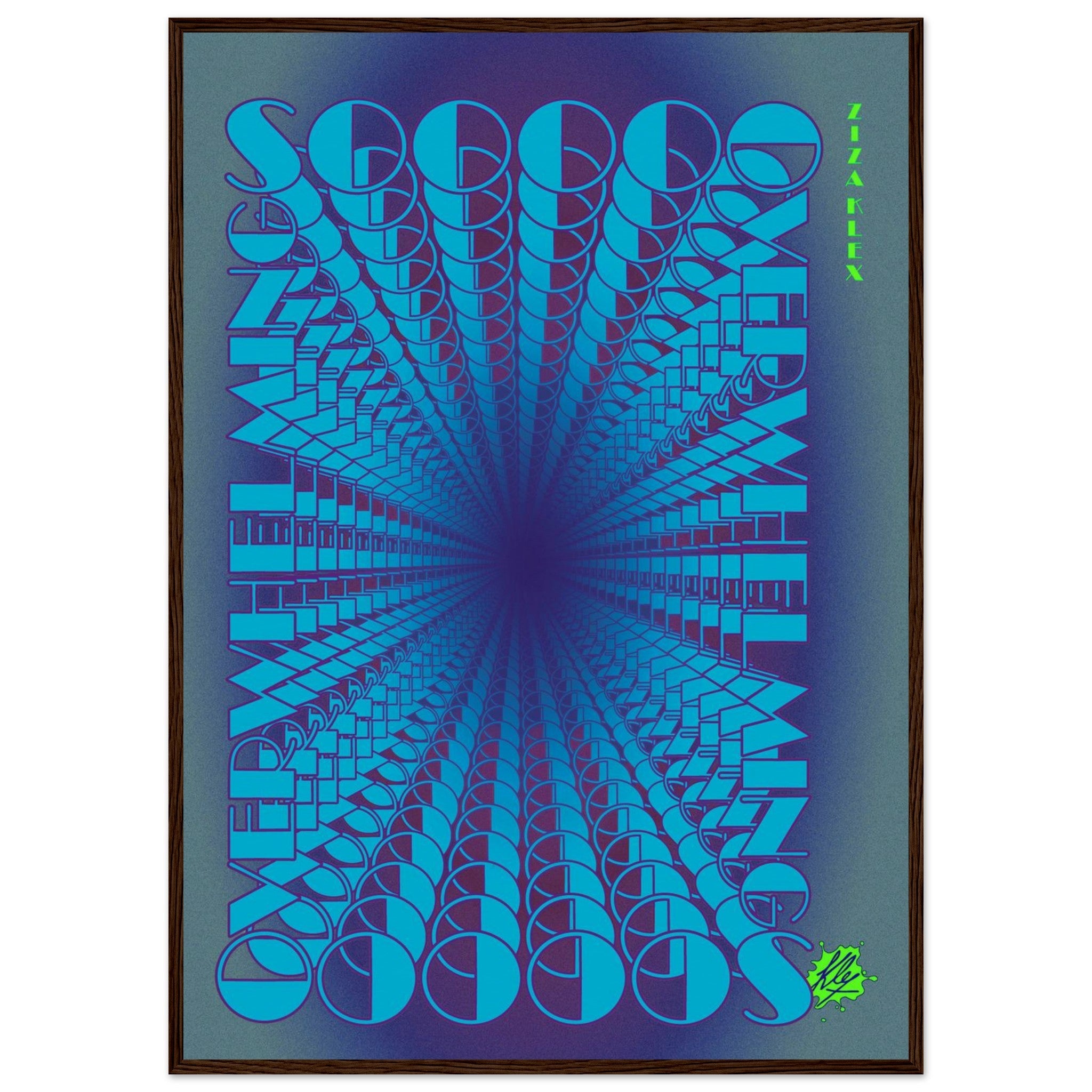 SO OVERWHELMING *deep blue* - KLEX ART