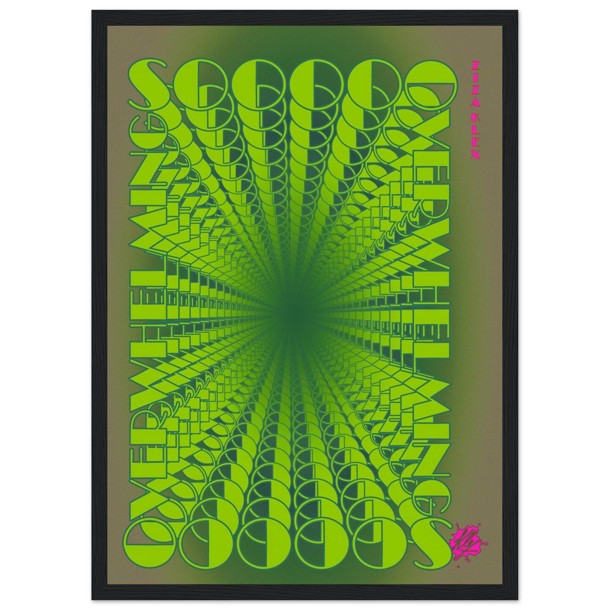 SO OVERWHELMING *green* - KLEX ART