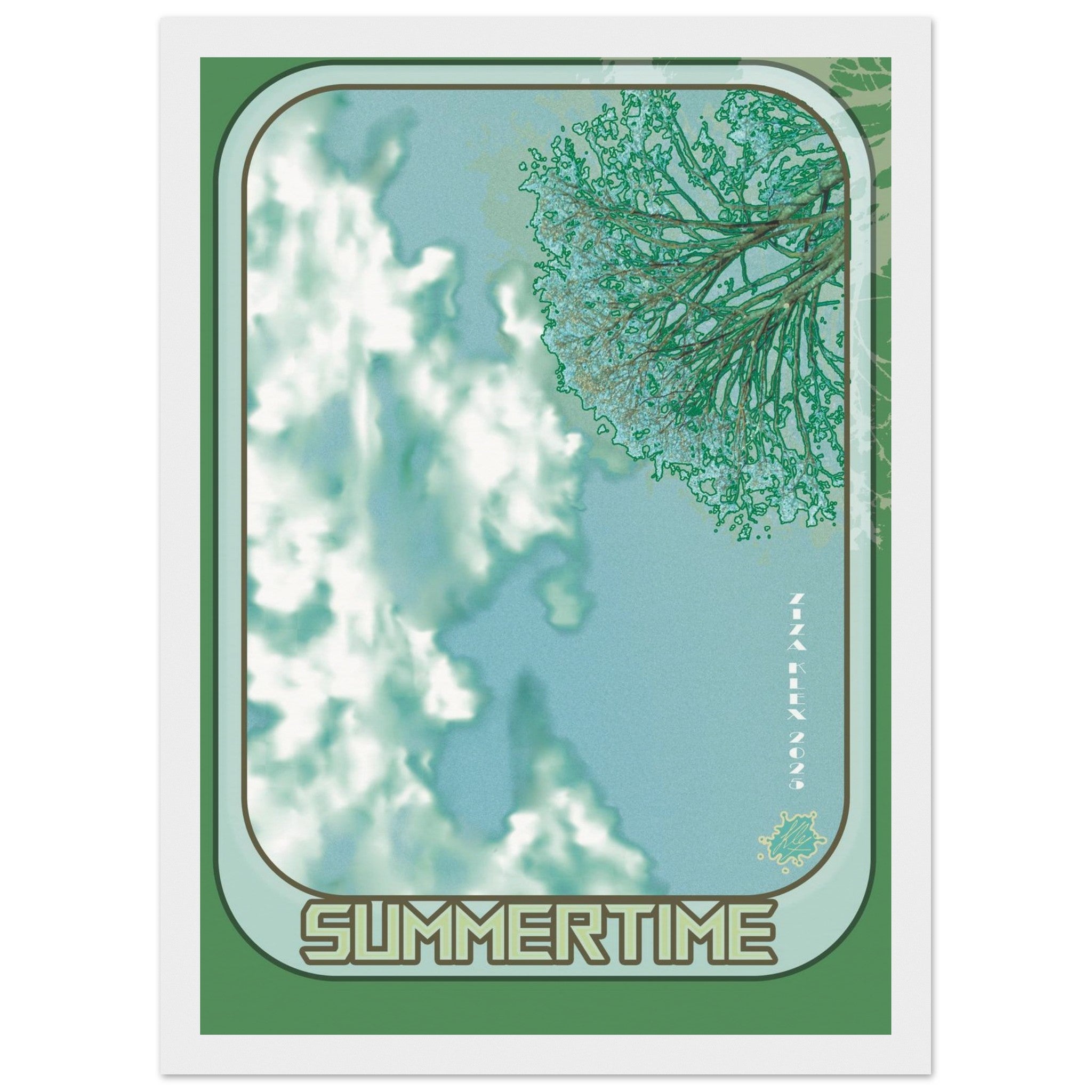 SUMMERTIME *green* - KLEX ART