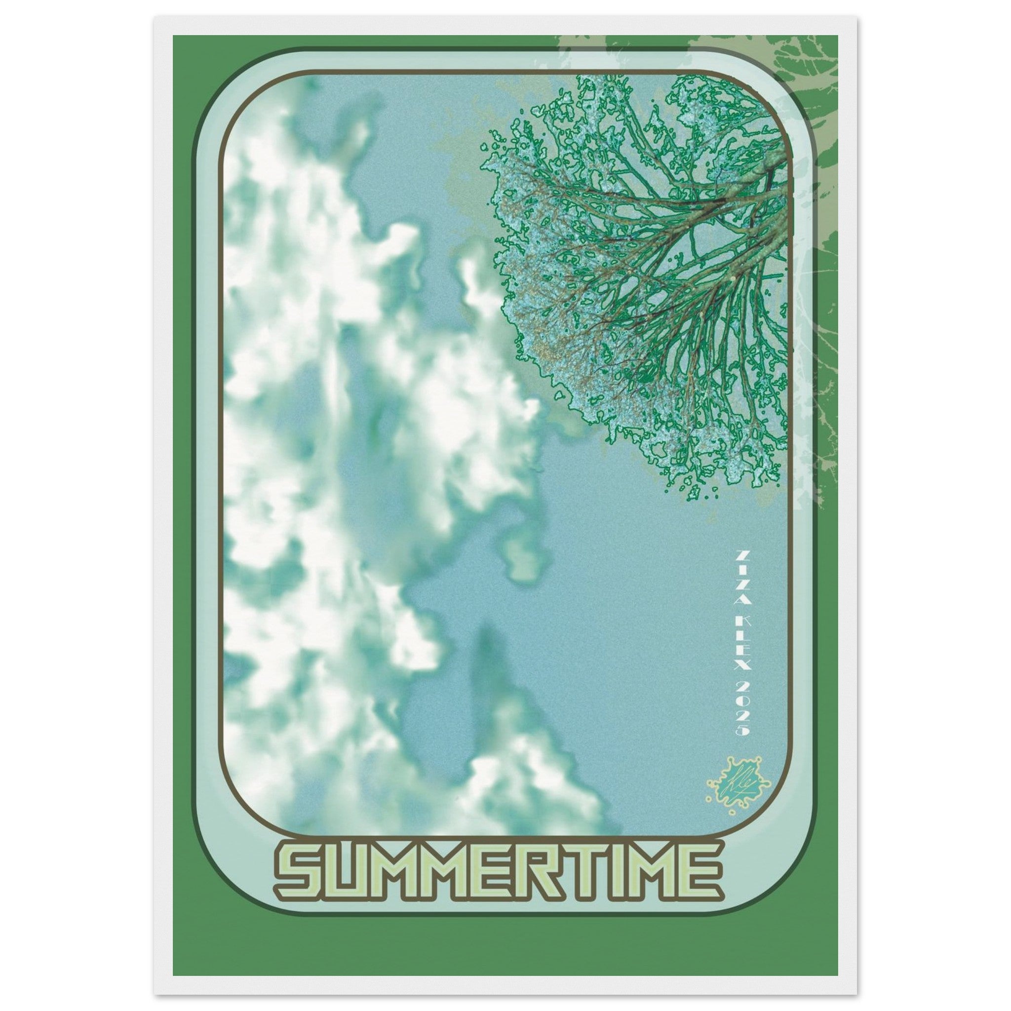 SUMMERTIME *green* - KLEX ART