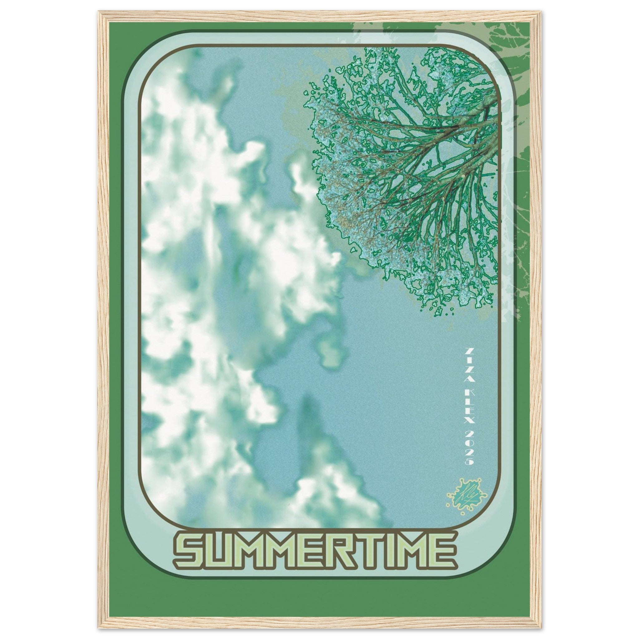 SUMMERTIME *green* - KLEX ART