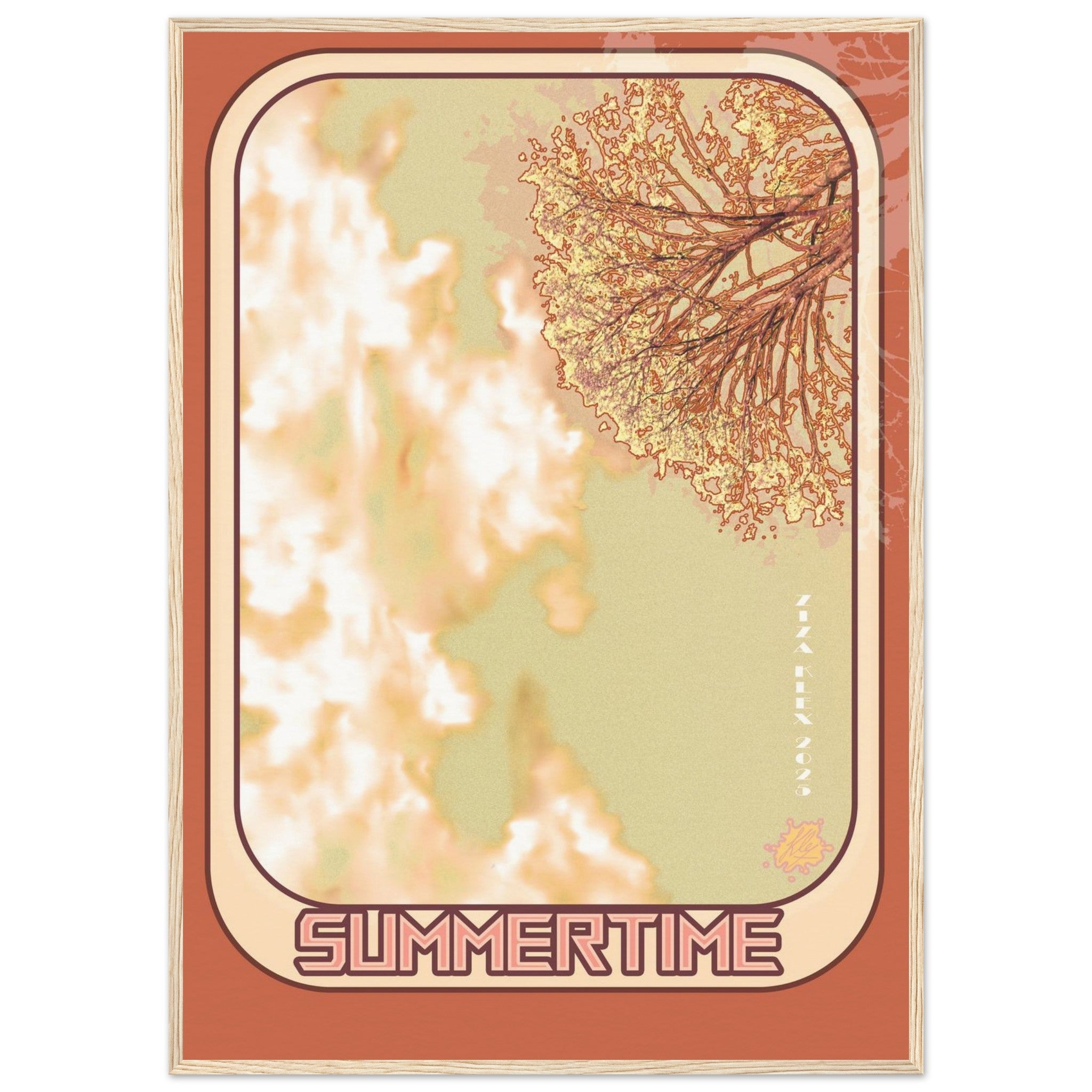 SUMMERTIME *orange* - KLEX ART