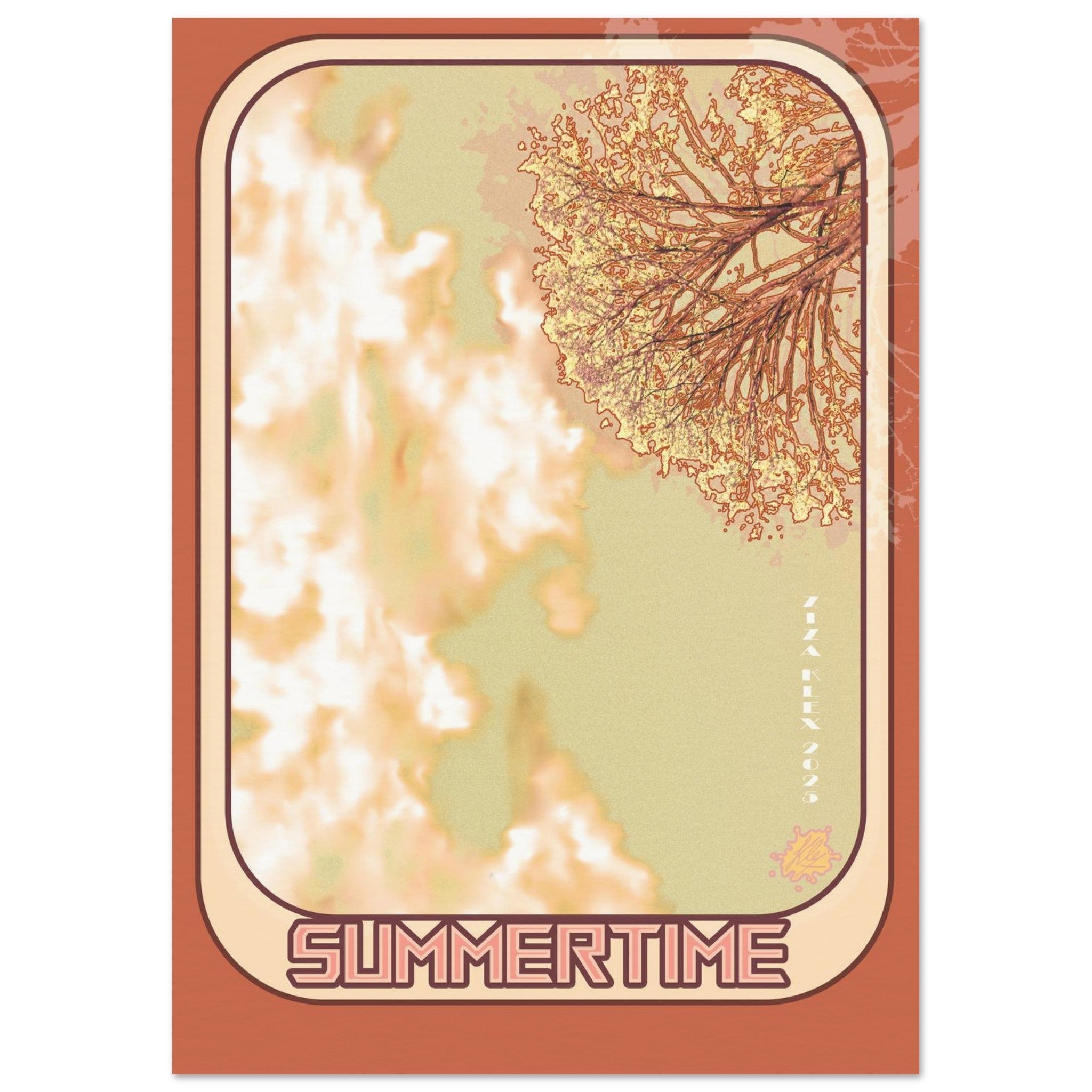 SUMMERTIME *orange* - KLEX ART