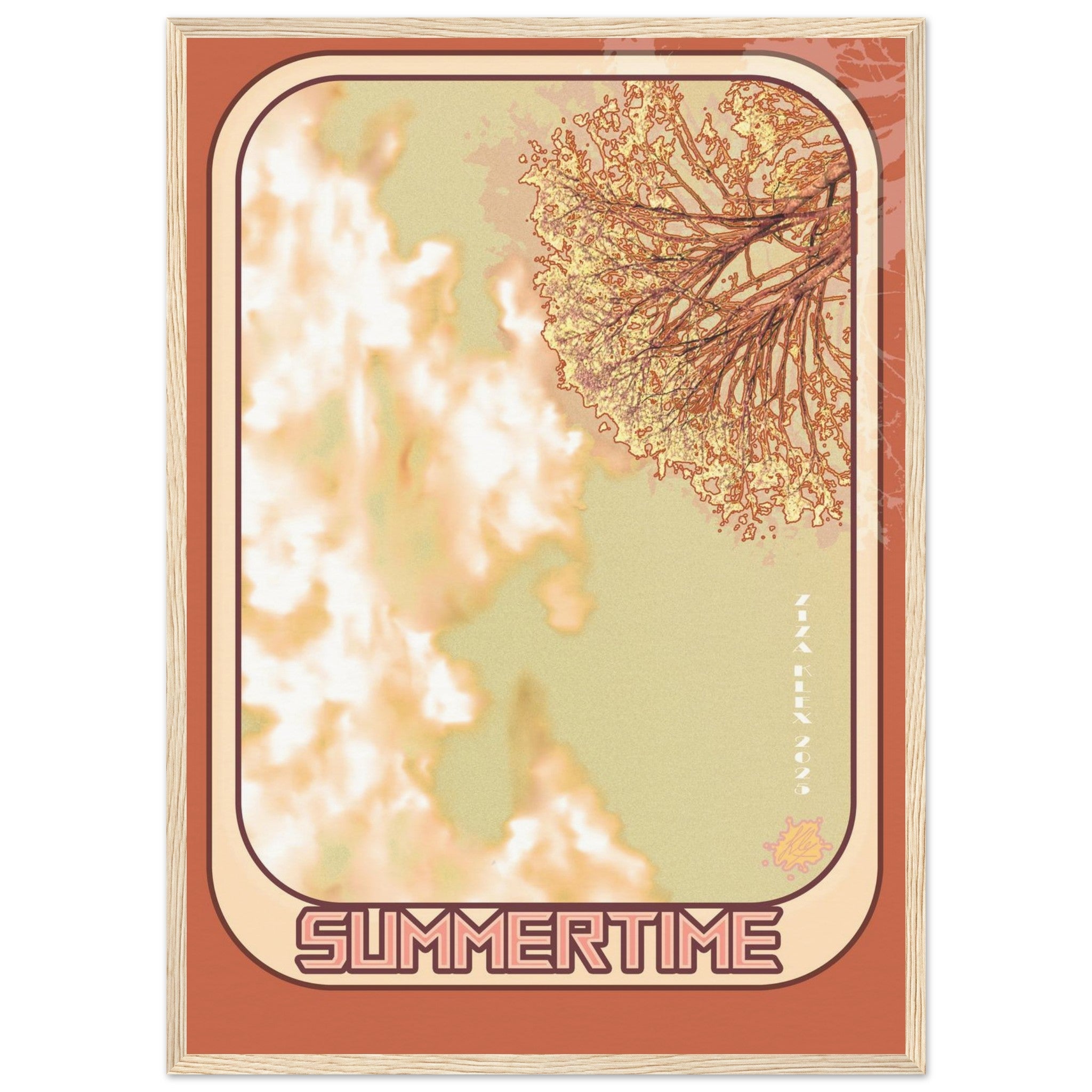 SUMMERTIME *orange* - KLEX ART