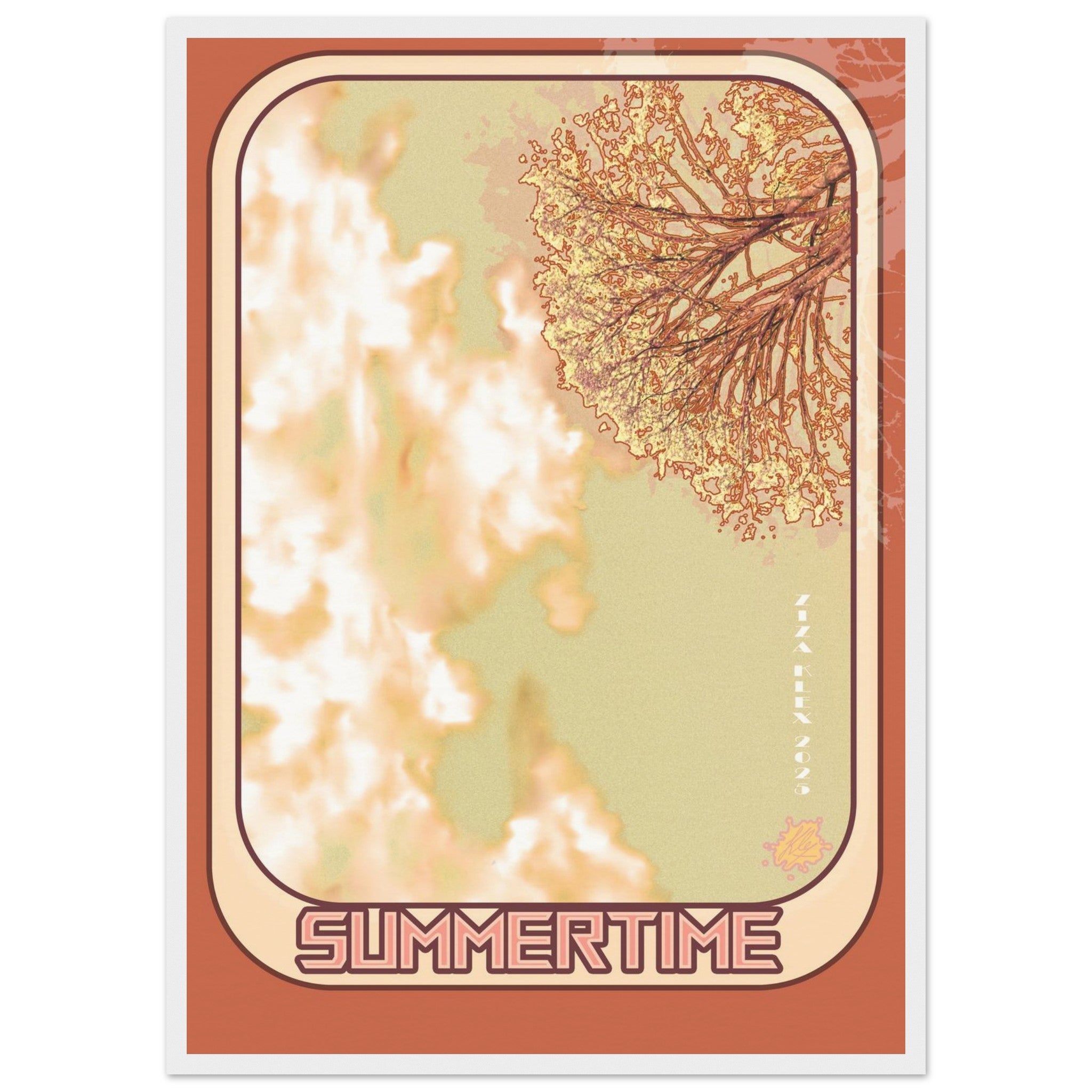 SUMMERTIME *orange* - KLEX ART