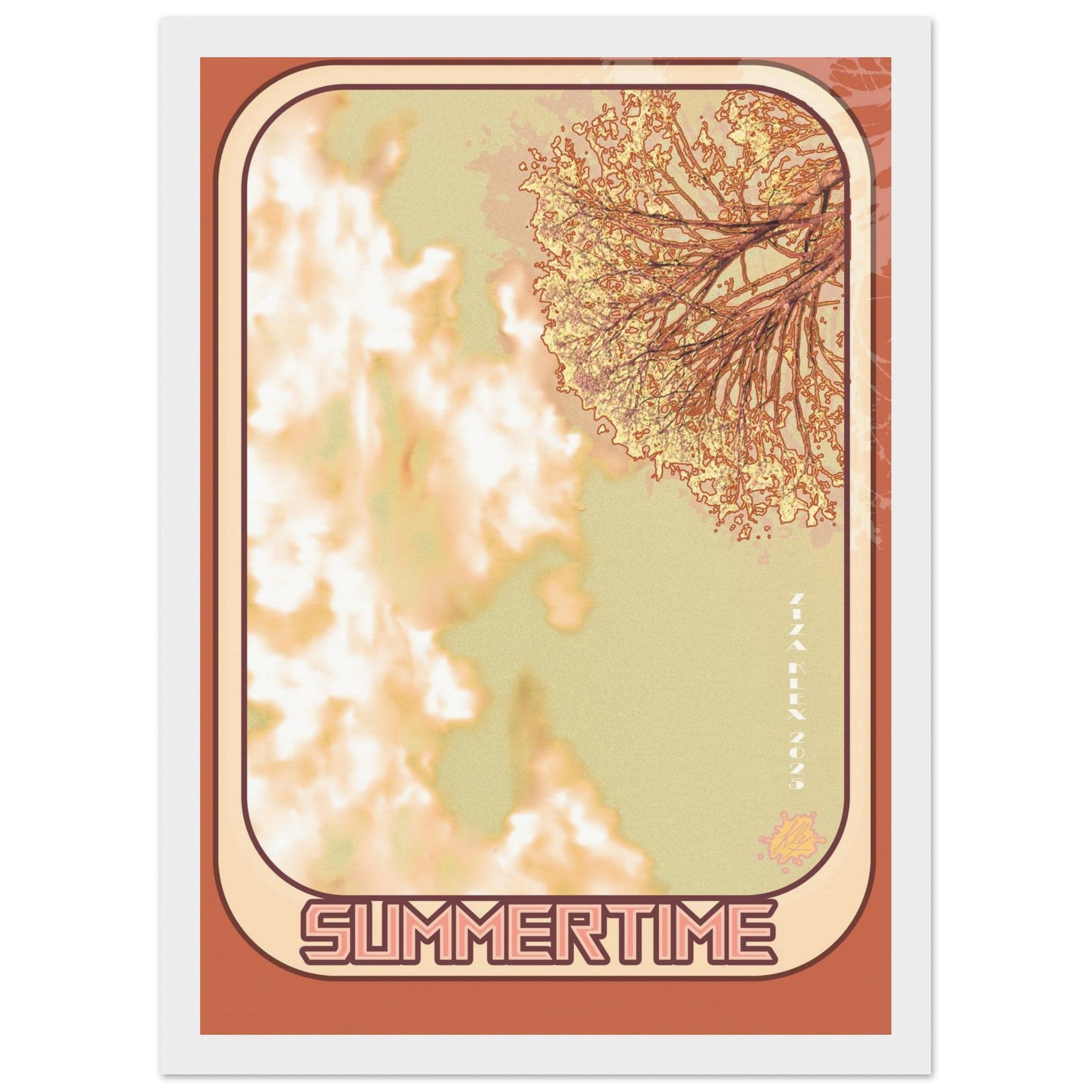 SUMMERTIME *orange* - KLEX ART