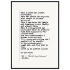 WHEN I HEARD THE LEARNED ASTRONOMER - WALT WHITMAN POEM - KLEX ART