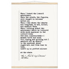 WHEN I HEARD THE LEARNED ASTRONOMER - WALT WHITMAN POEM - KLEX ART