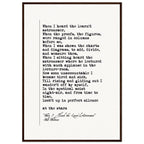 WHEN I HEARD THE LEARNED ASTRONOMER - WALT WHITMAN POEM - KLEX ART